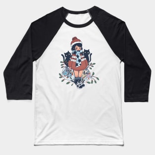 Kawaii Christmas Cats Design | Cute Handmade Illustrations | Christmas Present | By Atelier Serakara Baseball T-Shirt